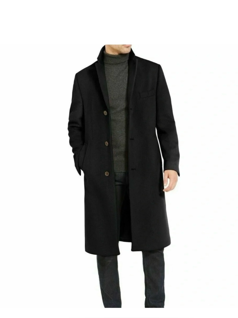 Lauren Ralph Lauren Columbia Wool Blend Long Coat 42Long